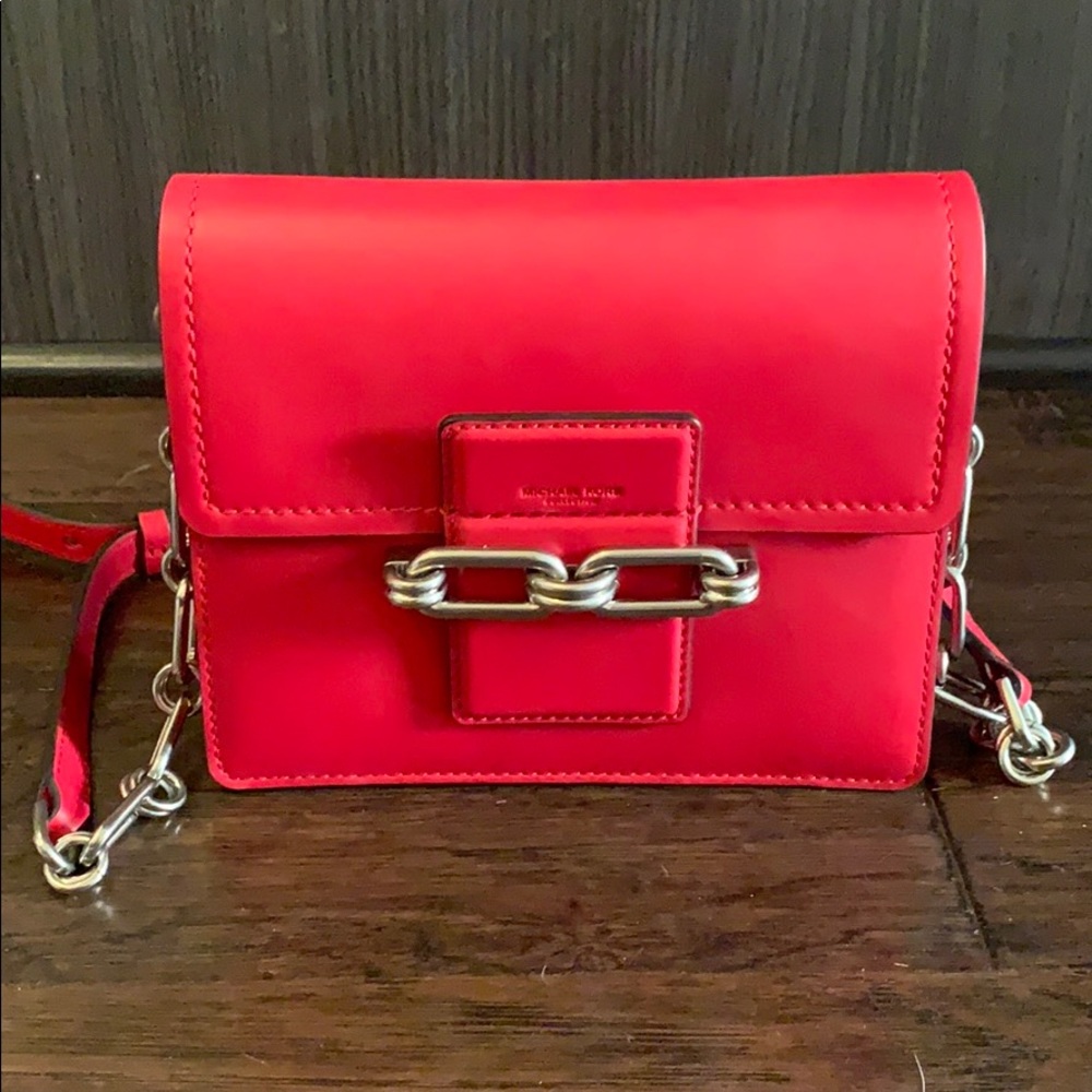 Michael Kors Collection Red Crossbody Bag